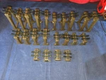 Lionel #23110 44 Piece Graduated 1970 Trestle Set-includes 22 Channel Clips. Fixed Price $9.99.