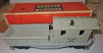 Lionel #6119-75 Work Caboose,gray,boxed. Fixed Price $19.95.