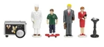 Lionel 6-14218 Scale Downtown People Hand Painted Pewter Figures (set Of 6). Fixed Price $22.50.