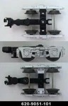 620-9051-101 Lionel Streamline Wheel Truck, No Collector, 2.43" Coupler. Fixed Price $24.95.