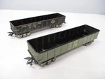 Marx Pair 3552 Gondolas Prr And T Scale Series Gauge X7232. Fixed Price $25.00.