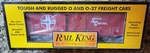 Rail King Mth RK-7406L Santa Fe Red & Black Semi-scale Box Car (C73) GB47. Fixed Price $45.00.