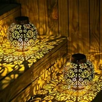 Solar Powered Lantern Classic Vintage Hanging Light Garden Outdoor Cor. Fixed Price $32.99.
