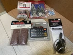 Train Items: Ore Loads, Christmas Trees, Activator, Wheel Sets, Figures (X6) Lot. Fixed Price $89.99.