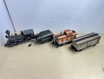 New Bright Pioneer Early American Railroad Set 1986 - Only Works. Fixed Price $52.99.