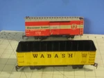 Marx 7" METAL,4 Wheel, 37956 Pennsylvania Box Car & #80982 Wabash Gondola C-7. Fixed Price $11.95.