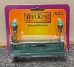 Mth Trains 30-90665 New York City Nyc Subway Entrance Whitehall Street Station. Fixed Price $39.95.