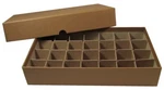 Half Dollar Coin Tube Storage Box Slotted Hive Hold 28 Rolls Square / Round. Fixed Price $15.98.