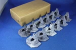 Plasticville O-O27 #FR-5 Dealer Box (12) Barbecues Fire Place L/n. Fixed Price $185.00.