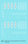 K4 Ho Scale Decals West India Fruit And Steamship 40 Ft Boxcar White. Fixed Price $8.15.