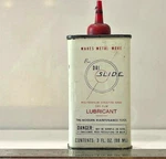 2250C = Vintage 3 Ounce Bux Dri Slide Machine Lubricant 1960'S! Clean!. Fixed Price $8.97.