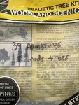 Woodland Scenics Tree Kit 1104 Used. Fixed Price $13.95.