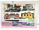 Vintage New Bright Timberwolf & Redwood Great Railroad Empire Train Set 1980S. Fixed Price $39.99.