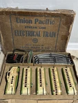 Read 1940 Marx Tin Litho Union Pacific Train Set 9066W M10005 Gauge Steamline. Fixed Price $129.99.