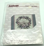 Janlynn Religious Candle Cross Stitch Kit Floral Wreath Scripture Evenweave New. Fixed Price $12.75.