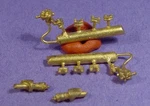 O/ON3/ON30 Locomotive Cylinder Detail Set Wiseman Back Shop Brass Part BS-003. Fixed Price $7.95.