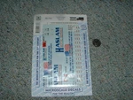 Microscale Decals Gauge 48-735 Haslam Septic Tank Truck 2001+ D39. Fixed Price $9.25.