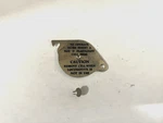 Lionel Parts , 2333-129 Battery Plate With Rivet. Fixed Price $8.95.