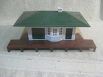 Plasticville 1950'S #RS7 Railroad Passenger Train Station /s Scale. Fixed Price $14.95.