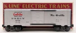 K-line K647702 O/O27 Rio Grande Silver Cookie Sd Boxcar D&rgw Rtr Ovp. Fixed Price $19.95.
