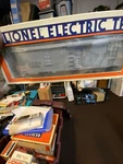 Lionel, 6-19651, Santa Fe Illuminated Tool Car, New Old Stock. Fixed Price $40.00.