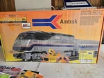 Full Excessories + Mth 30-4101-1 Gauge Amtrak Railking F59PH Diesel R-t-r Set. Fixed Price $700.00.