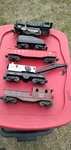 Lionel O27 Gauge Postwar 1615 Steam Switcher Work Freight Car Train Set. Fixed Price $139.99.