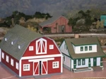 Ho Or Big Barn Kit Train Scenery Building White And Paintable!. Fixed Price $25.95.