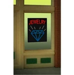 Miller Engineering 8970 Jewelry Window Sign. Fixed Price $17.99.