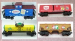 4 Pc Lot K-line P&g Freight, Gauge Rolling Stock Mint Cond. Fixed Price $49.00.