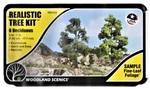 Woodland Scenics TR1112 Realistic Tree Kit Medium Green Deciduous (6) Pkg. Fixed Price $16.99.