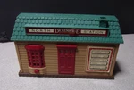 Vtg New Bright 171L Dickensville "replacement" Train Station W/ Whistle Sound. Fixed Price $18.95.