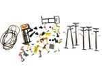 Bachmann Life-like Ho Scale Railroad Diorama Signs Billboards Utility Poles Vtg. Fixed Price $35.45.