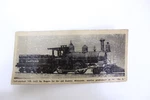 Laminated Cardboard Cereal Box Train Black & White Of Tall Stacked 105 Vintage. Fixed Price $18.08.
