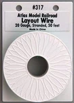 Atlas Layout Wire #20 Green 50' Model Railroad Hook-up #317. Fixed Price $13.17.
