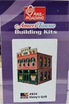 Ameri-towne 824 Vinny's Grill 6" Footprint Building Kit Mt/box. Fixed Price $46.99.