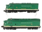 Lionel 2356 Vintage Southern F-3 Aa Diesel Locomotives. Fixed Price $449.99.