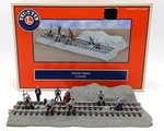 Lionel 6-24105 Operating Track Gang With Blue Led Mt/box. Fixed Price $134.99.