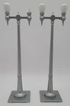 Mth 10-1108 Standard Gauge Aluminum #63 Lamp Post Set (pack Of 2). Fixed Price $44.99.