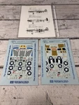 Microscale 1/48TH Sherman Was Right 48-0172 +stars Look Down 48-205 Decals New. Fixed Price $16.00.