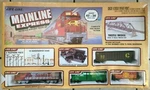 New Vintage Stock Life-like Mainline Express Train Set Ho Scale Santa Fe, Sealed. Fixed Price $168.35.