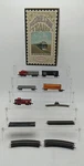 Aurora 4711 Scale Santa Fe Postage Stamp Trains Set Ex/box. Fixed Price $41.59.