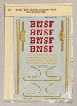 Microscale Ho Decal-bnsf GP-60M-RED & Silver Scheme (1996+) #87-967. Fixed Price $6.50.