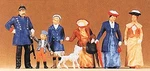 Preiser 65303 1900'S Geman Policeman & Passers-by Figures (set Of 7). Fixed Price $46.49.