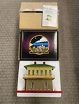 + Mth Flyer Standard Gauge Tinplate Green Cream Beige Red Switch Tower 10-1124. Fixed Price $220.00.