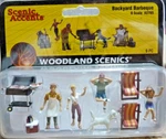 Woodland Scenics Backyard Barbeque Scale Figures A2765(E). Fixed Price $26.05.