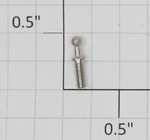 Lionel 700E-70 Nickel Handrail Stanchion With Hole-no Nut (12). Fixed Price $12.60.