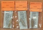 Model Citizens 2020/2030/2800 Unpainted Figures For O-scale (ON3/ON30) Nos. Fixed Price $12.99.