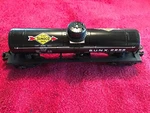 Vintage Lionel 2855 Black Sunoco Tank Car. Fixed Price $165.00.