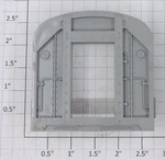 Lionel 2532-12 Gray Unpainted End Vestibule Door (1). Fixed Price $5.00.